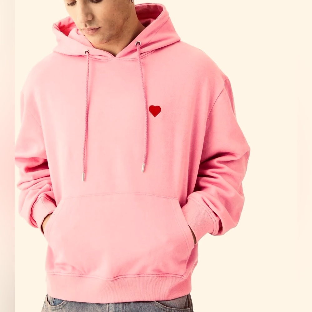 Opening Ceremony Pink Heart Hoodie